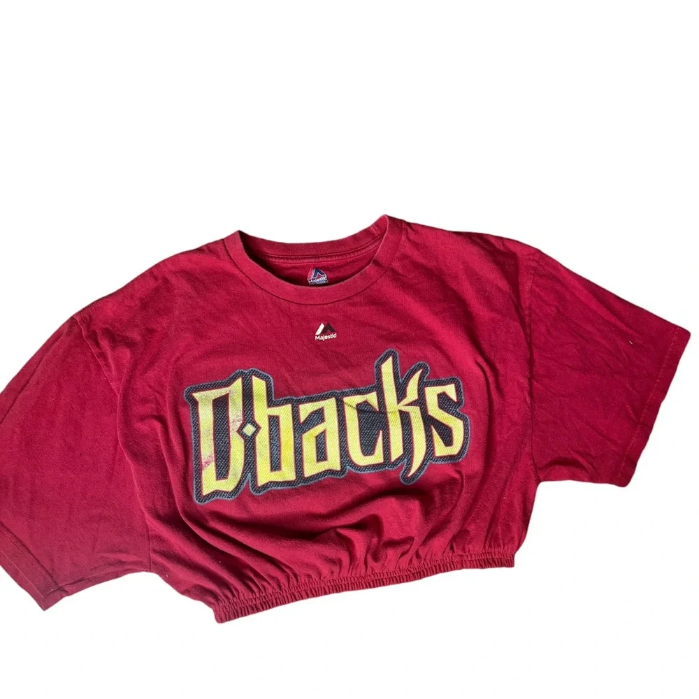 Arizona Diamondbacks Reworked Crop Top - Picture 3 of 4